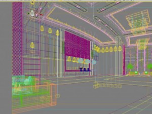 lobby 225 Model 3D