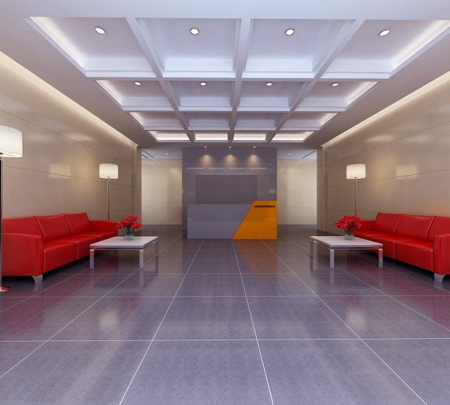 lobby 233 3D 模型 .c4d .max .obj .3ds .fbx .stl .blend 