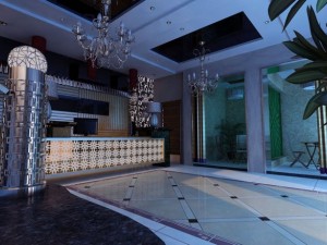 lobby 237 Modelo 3D