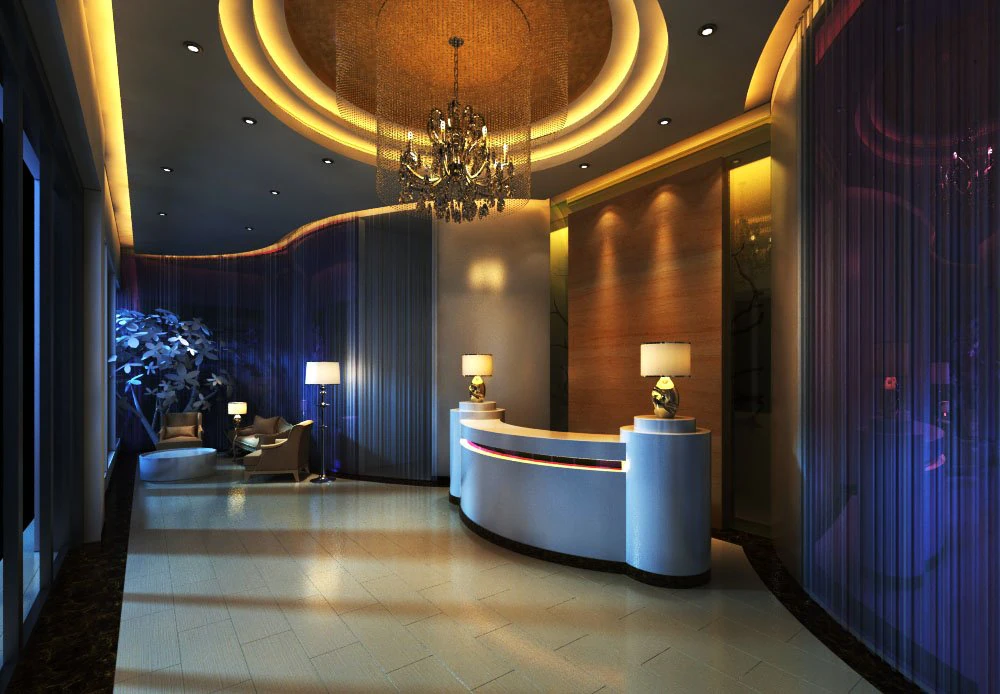 lobby 239 3D Model .c4d .max .obj .3ds .fbx .stl .blend 