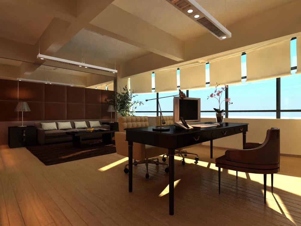 office 020 3D Model .c4d .max .obj .3ds .fbx .stl .blend 