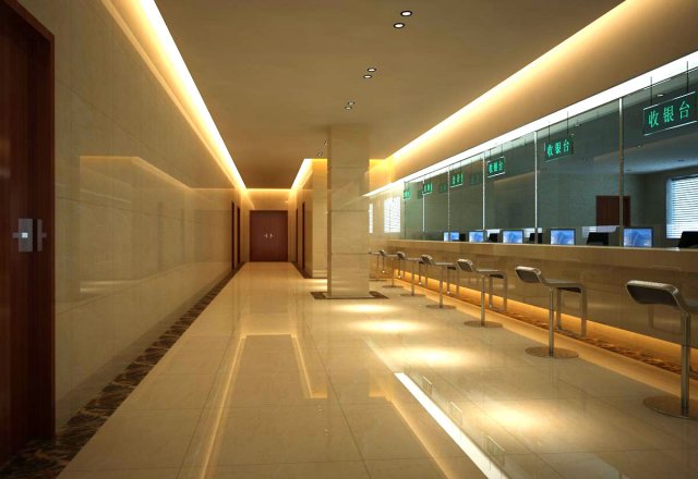 office 037 3D 模型 .c4d .max .obj .3ds .fbx .stl .blend 