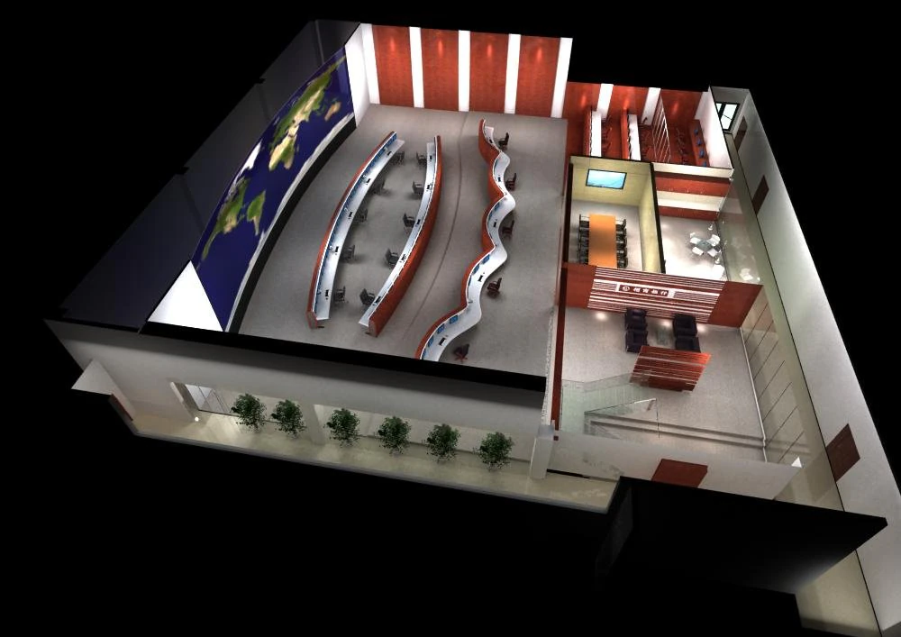 office 043 3D Model .c4d .max .obj .3ds .fbx .stl .blend 
