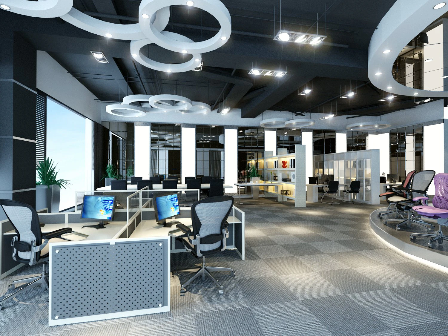 office 044 3D Model .c4d .max .obj .3ds .fbx .stl .blend