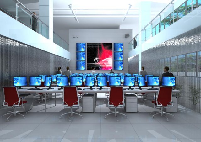office 046 3D 모델 .c4d .max .obj .3ds .fbx .stl .blend 