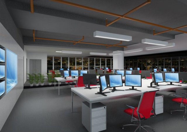 office 048 3D-Modell .c4d .max .obj .3ds .fbx .stl .blend 