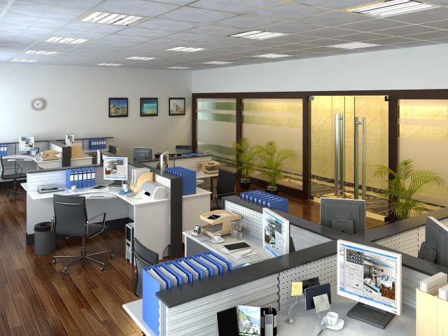 office 049 Modèle 3D .c4d .max .obj .3ds .fbx .stl .blend 