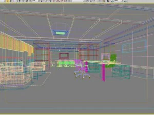 escrit&oacute;rio 055 Modelo 3D