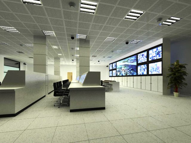 office 056 Model 3D .c4d .max .obj .3ds .fbx .stl .blend 