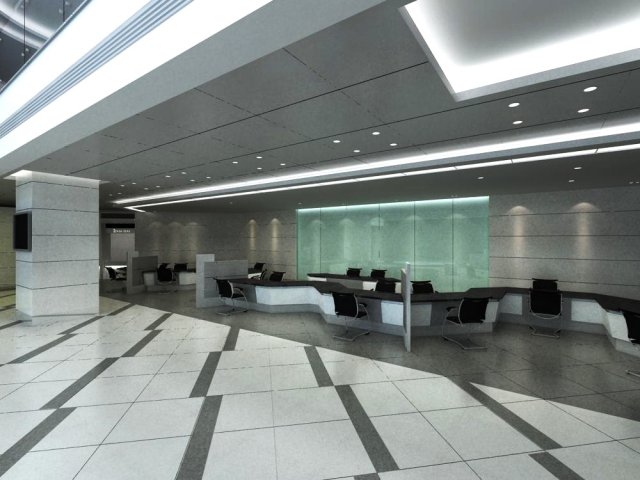 office 058 3D 모델 .c4d .max .obj .3ds .fbx .stl .blend 