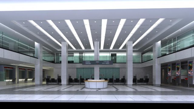 office 102 3D Model .c4d .max .obj .3ds .fbx .stl .blend 