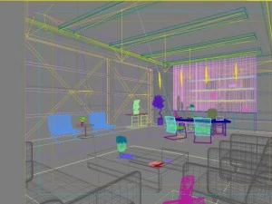 office 107 3D Model