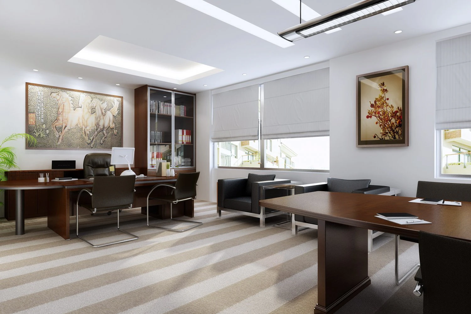 office 108 3D Model .c4d .max .obj .3ds .fbx .stl .blend 