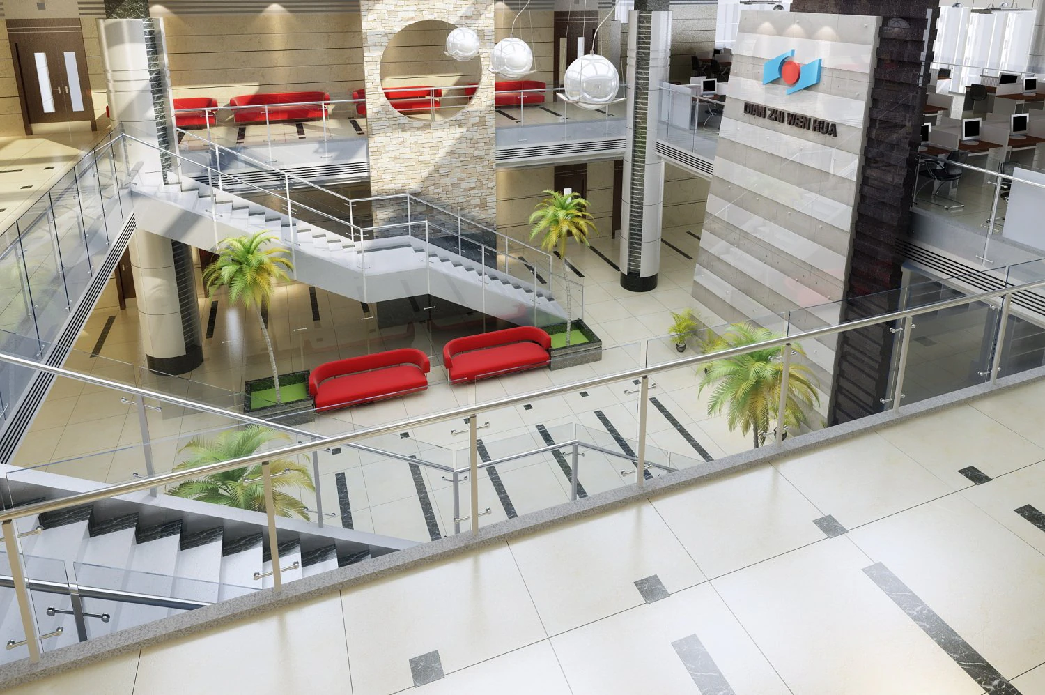 office 148 3D Model .c4d .max .obj .3ds .fbx .stl .blend 
