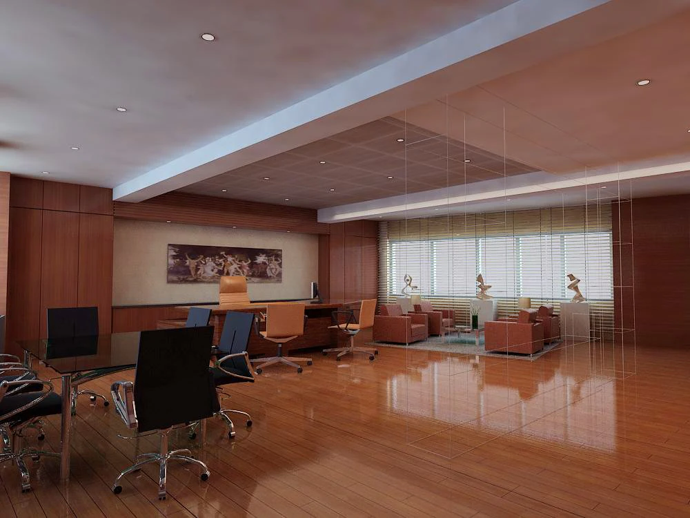 office 152 3D Model .c4d .max .obj .3ds .fbx .stl .blend 
