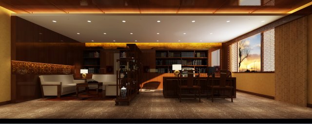 office 153 3D Model .c4d .max .obj .3ds .fbx .stl .blend
