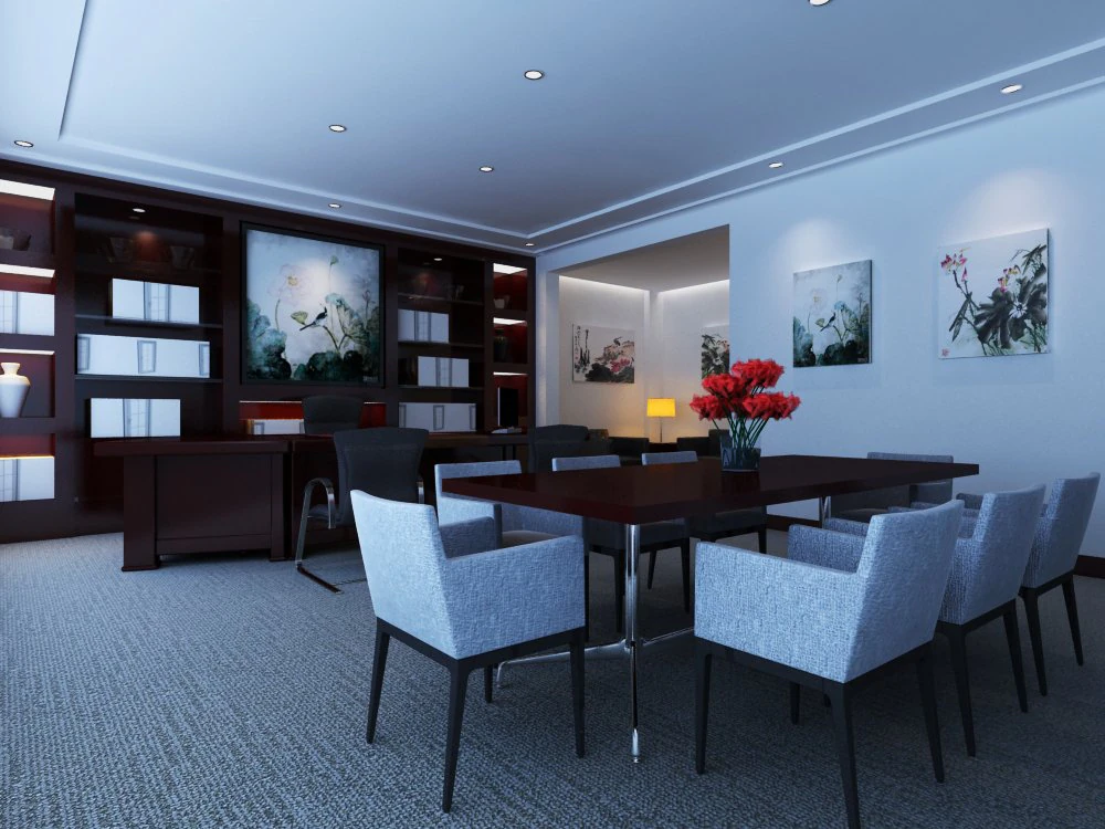 office 154 3D Model .c4d .max .obj .3ds .fbx .stl .blend 
