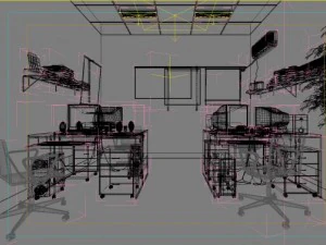 office 155 3D Model