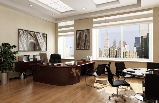 office 018 3Dモデル .c4d .max .obj .3ds .fbx .stl .blend 