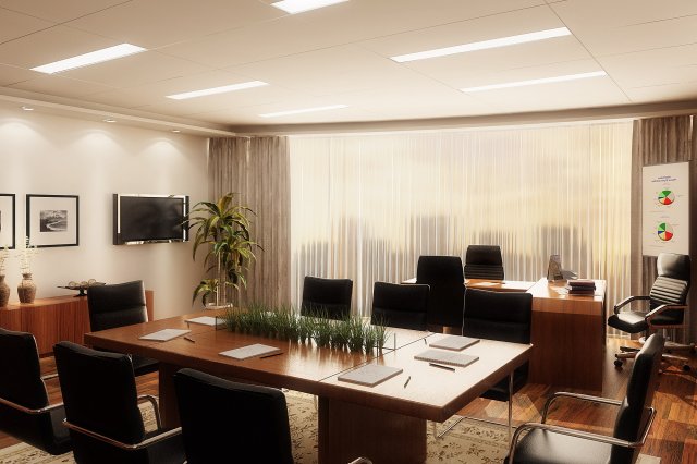 office 014 Modelo 3D .c4d .max .obj .3ds .fbx .stl .blend 