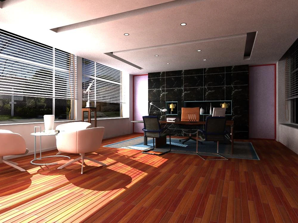 office 013 3D Model .c4d .max .obj .3ds .fbx .stl .blend 