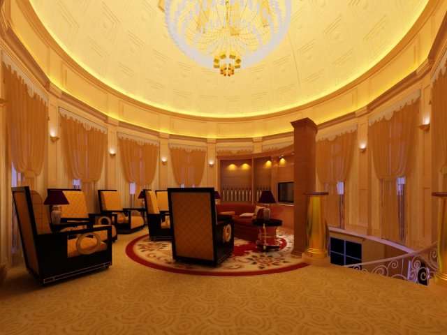 private room 002 3Dモデル .c4d .max .obj .3ds .fbx .stl .blend 