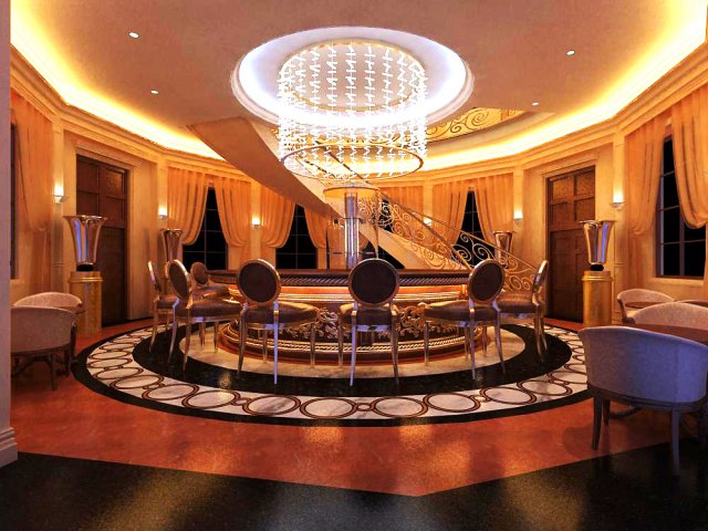 private room 006 Model 3D .c4d .max .obj .3ds .fbx .stl .blend 