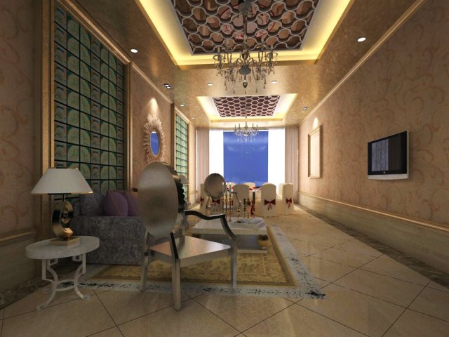 private room 008 3D Model .c4d .max .obj .3ds .fbx .stl .blend 