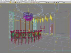 private room 009 Modello 3D