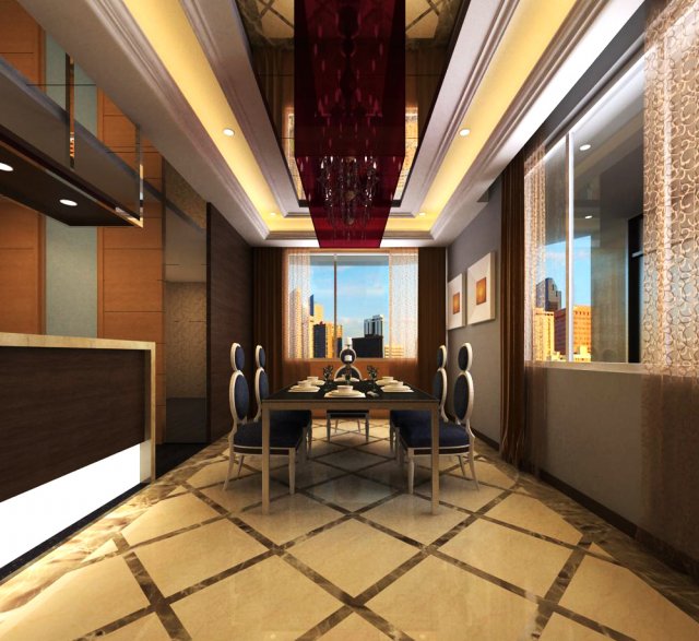 private room 011 Modèle 3D .c4d .max .obj .3ds .fbx .stl .blend 