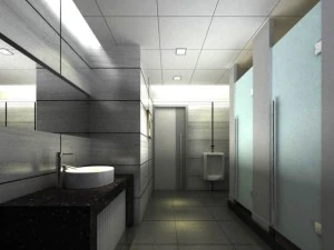 общественный туалет 012 3D Модель