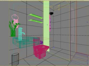 public toilet 014 3D Model
