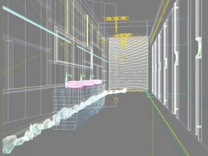 public toilet 017 3D Model