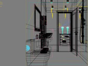 public toilet 021 3D Model