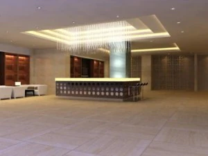 ruang resepsi 001 Model 3D