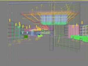 reception space 001 Model 3D