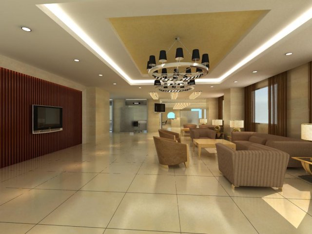 reception space 005 Modelo 3D .c4d .max .obj .3ds .fbx .stl .blend 