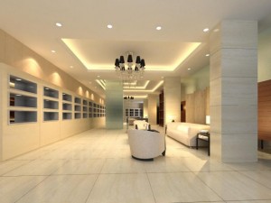 reception space 009 Modello 3D