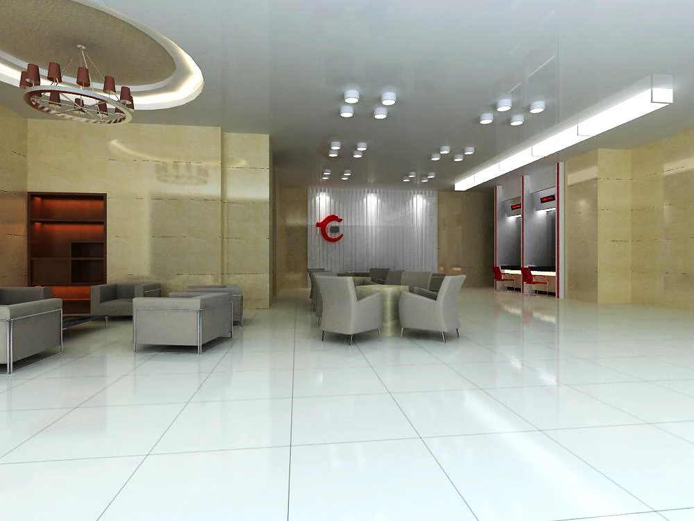 reception space 011 3D Model .c4d .max .obj .3ds .fbx .stl .blend 