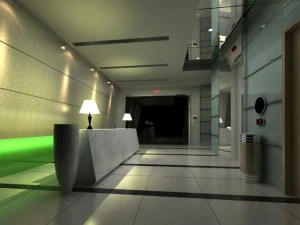 ruang resepsi 012 Model 3D