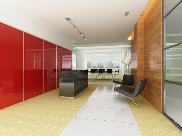 reception space 014 3D 模型 .c4d .max .obj .3ds .fbx .stl .blend 