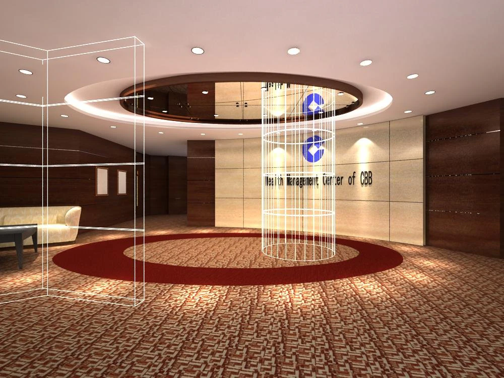 reception space 015 3D Model .c4d .max .obj .3ds .fbx .stl .blend 