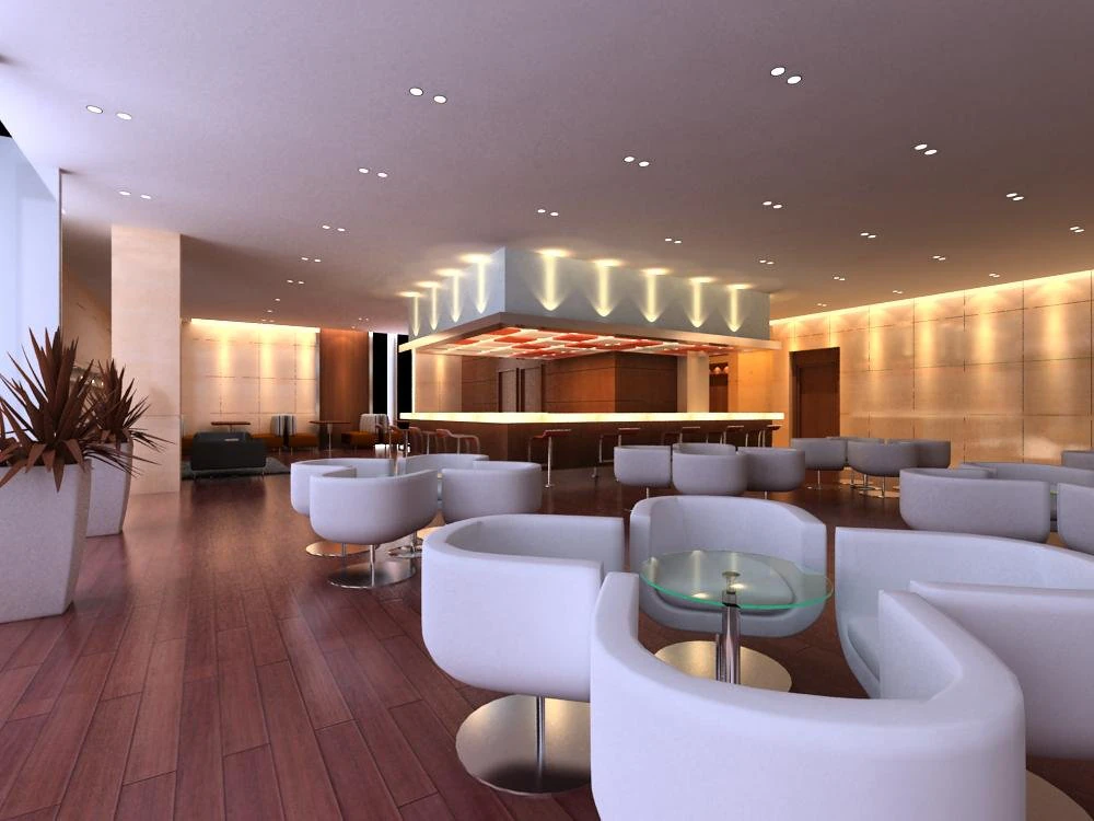 reception space 020 3D Model .c4d .max .obj .3ds .fbx .stl .blend 