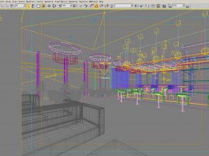 reception space 021 Modello 3D