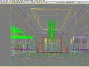 reception space 028 Model 3D