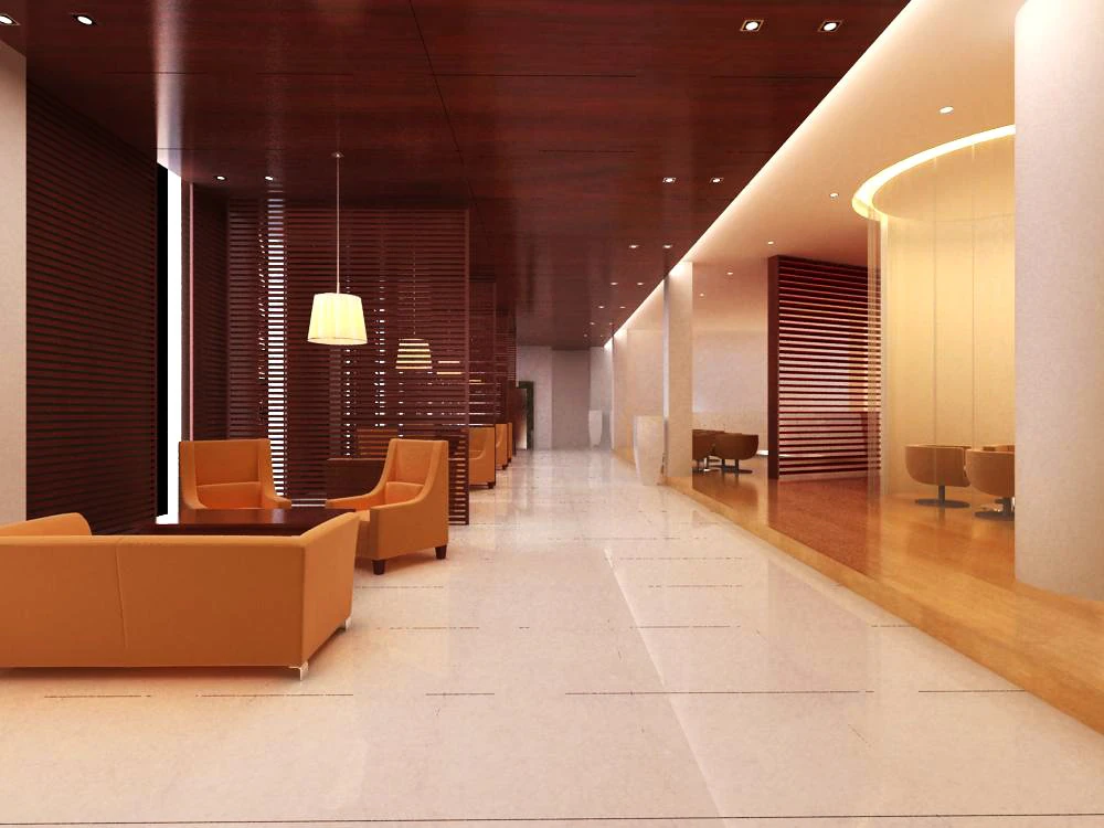 reception space 030 3D Model .c4d .max .obj .3ds .fbx .stl .blend