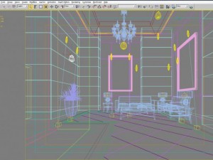 reception space 034 3D Model