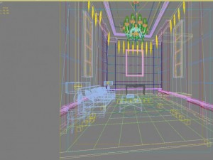 reception space 036 Modello 3D