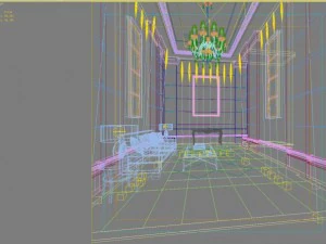 reception space 036 3D Model