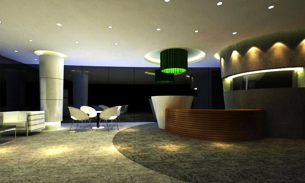 reception space 039 3D Model .c4d .max .obj .3ds .fbx .stl .blend 
